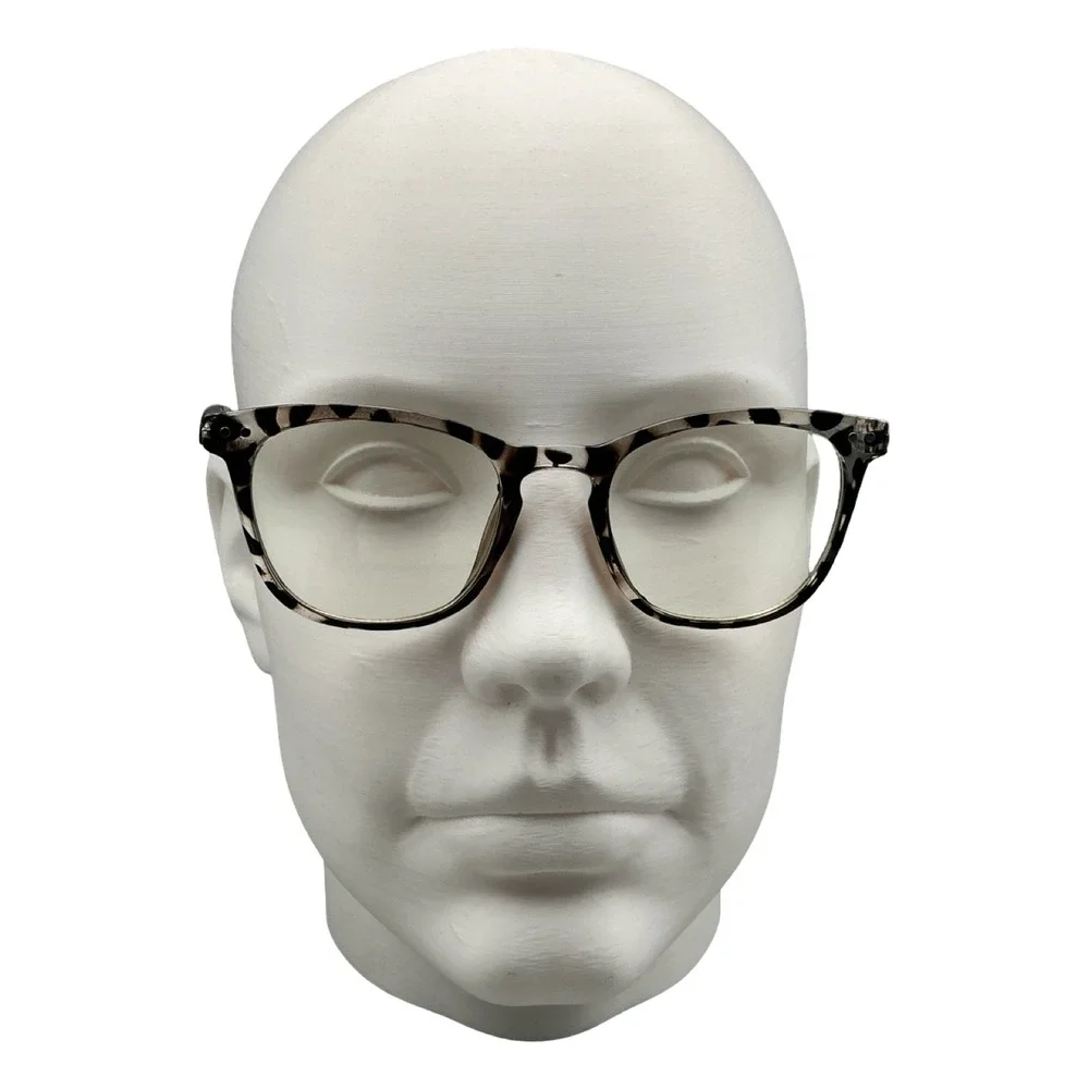 Abbywood AR001 Tortoise Shell Blue Light Blocking Glasses Square Frame 55-18-140
